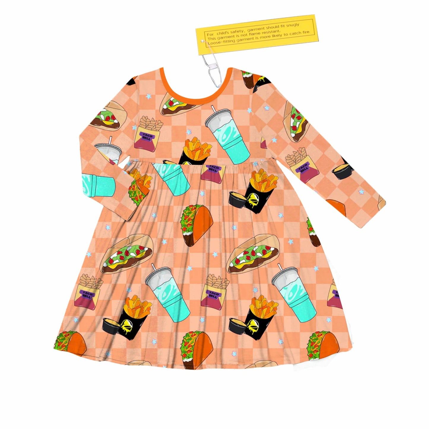 Taco Bell Long Sleeve Dress
