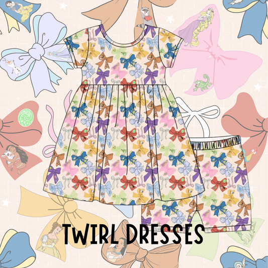 BOWS TWIRL DRESS