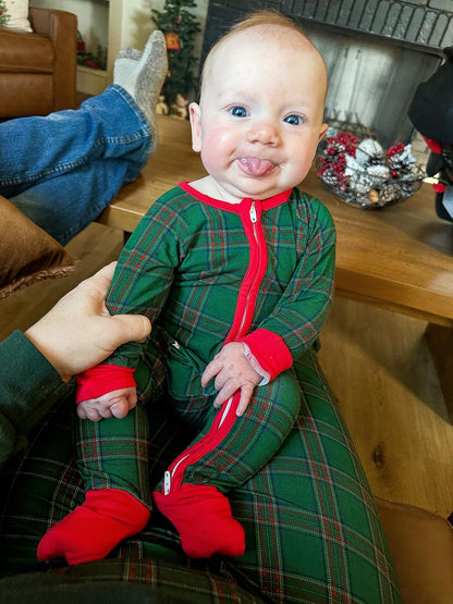 CHRISTMAS PLAID ZIPPY