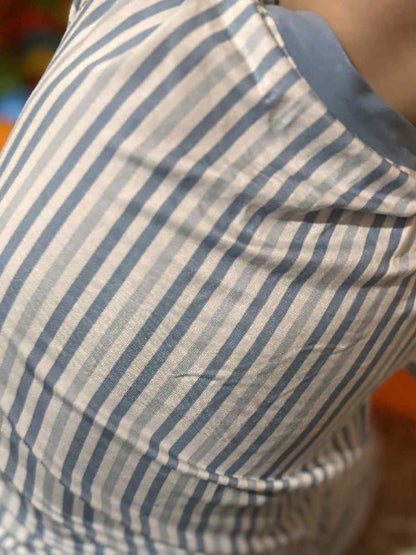 BLUE STRIPES ZIPPY