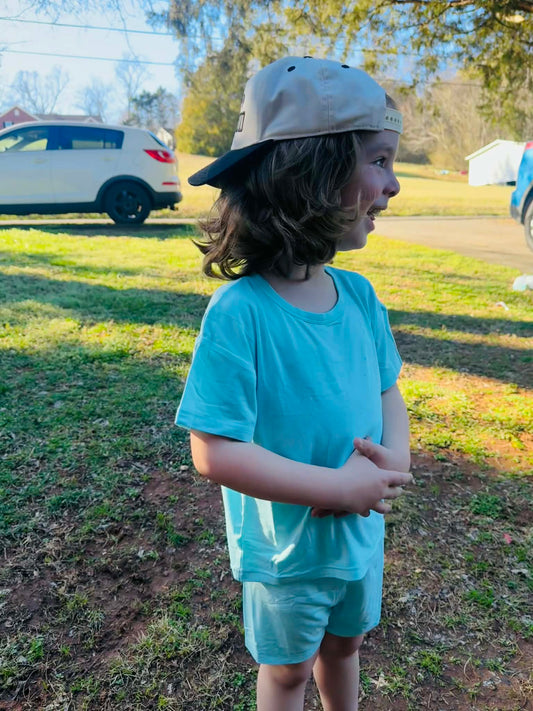 BALI BLUE DAYWEAR SHORT SET