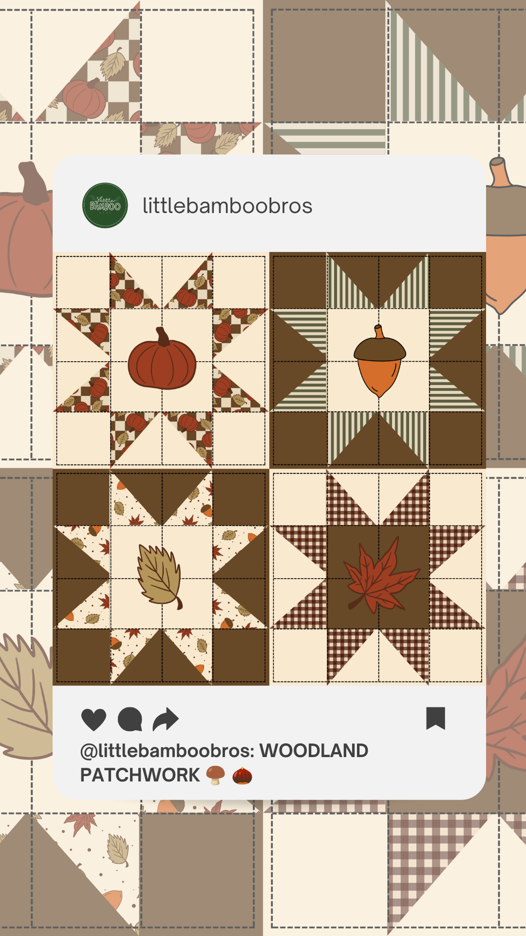 WOODLAND PATCHWORK PREORDER