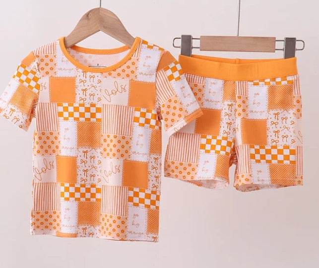 TN FLORAL CHECKERBOARD