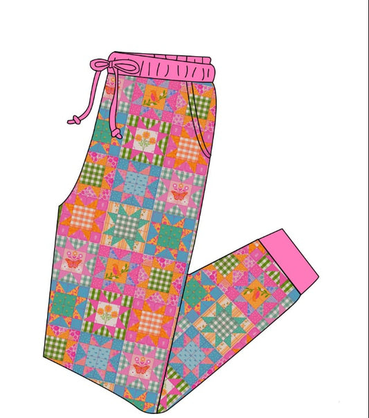 SPRINGTIME STITCHES JOGGERS