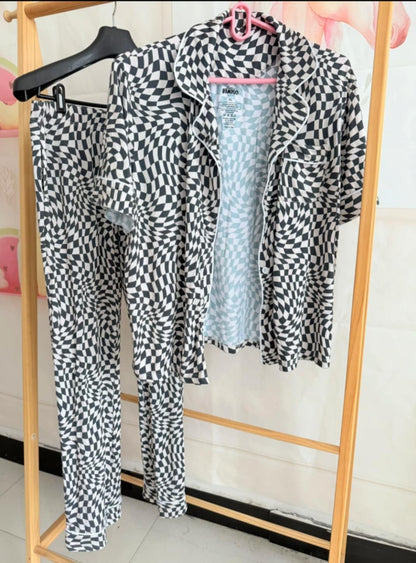 WAVY CHECK 2PC ADULTS