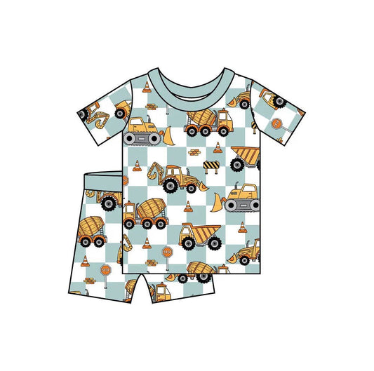 Checkered Dump Trucks 2PC