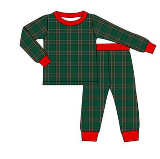 CHRISTMAS PLAID 2PC