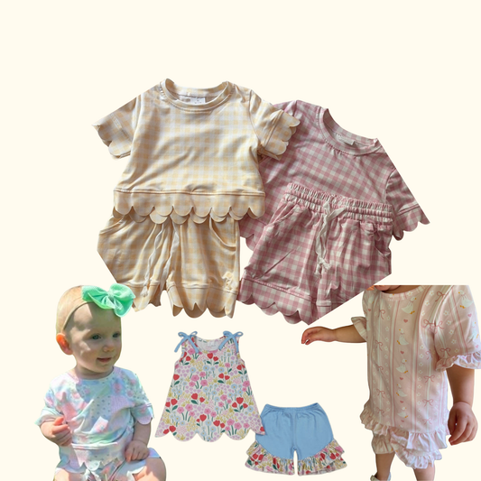 GIRLS SHORT SETS  (NON BAMBOO)