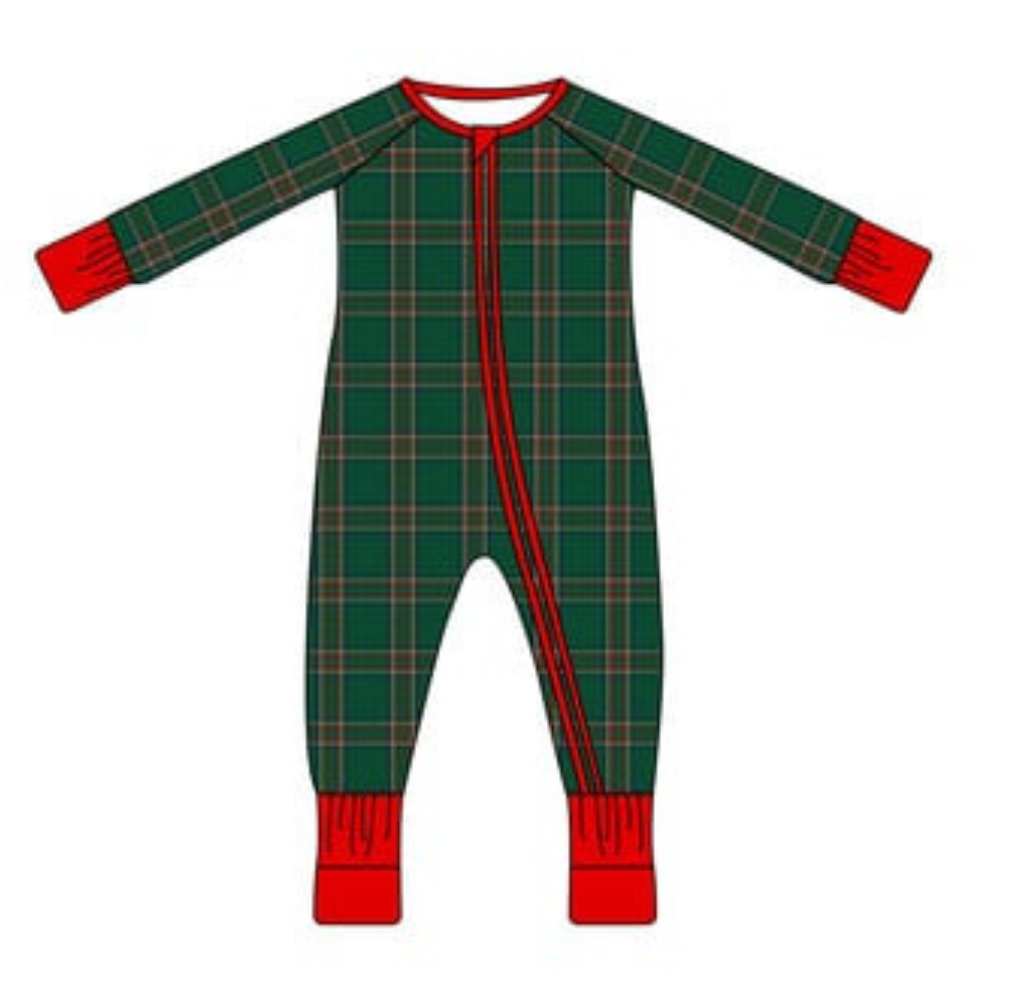 CHRISTMAS PLAID ZIPPY