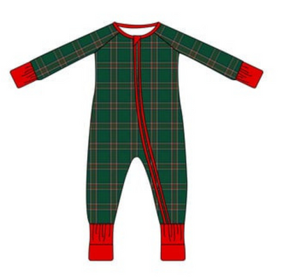 CHRISTMAS PLAID ZIPPY