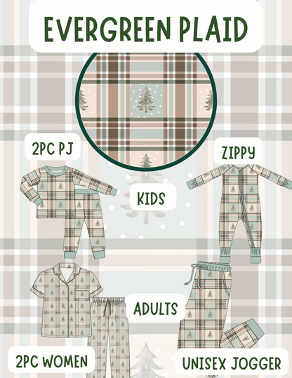EVERGREEN PLAID PREORDER